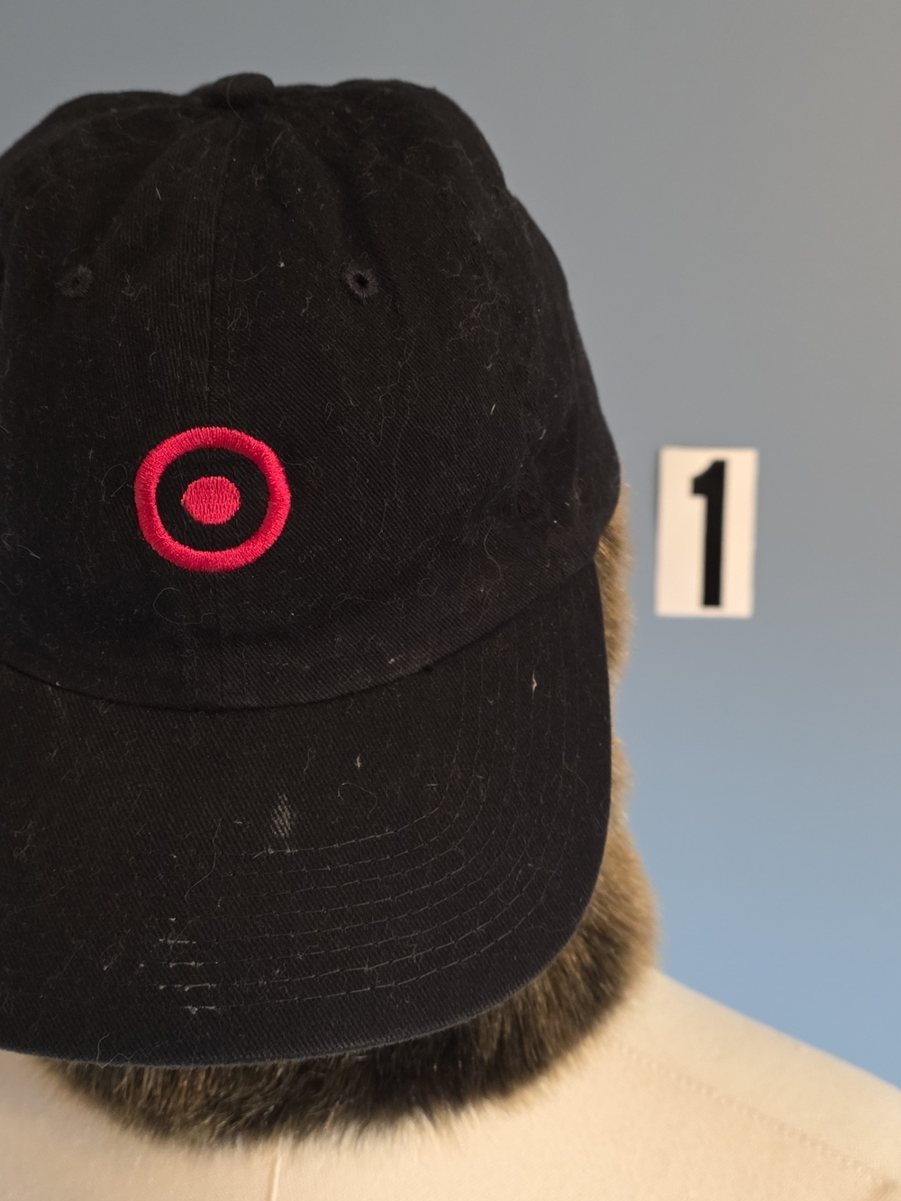 Target Black Cap with Red Bullseye Logo